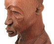Buste d'homme africain, formant tam tam.