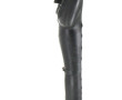 Lampe OSIRIS en résine noire. H 55 cm