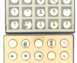 COLLECTION DE MINERAUX en 10 coffrets, c