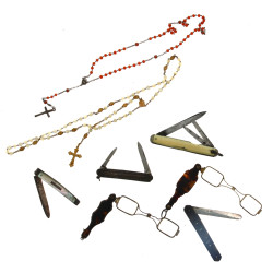 Lot comprenant 2 chapelets dont un en ét