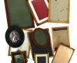 11 petits cadres porte-photo anciens don