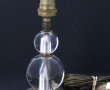 Petite lampe à poser en métal et boules 
