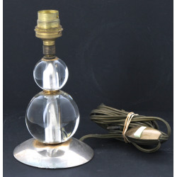 Petite lampe à poser en métal et boules 