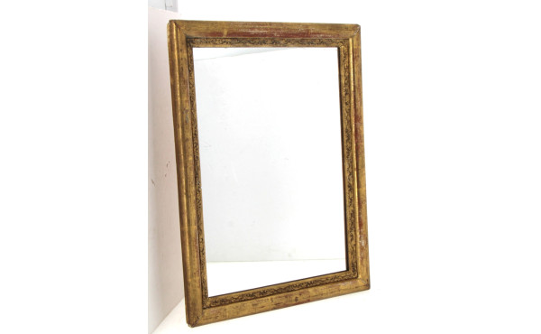 Miroir doré 48x36 cm (léger éclat sur u