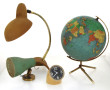 LOT comprenant un Globe années 60 (oxyda