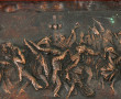 "Le Bal des animaux", plaque en régule p