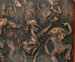 "Le Bal des animaux", plaque en régule p