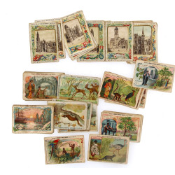 Lot de 41 cartes anciennes publicitaires
