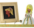 Années 50/60 - Statuette féminine porte-