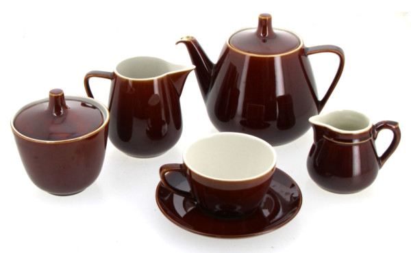 VILLEROY & BOCH - Service à café brun vi