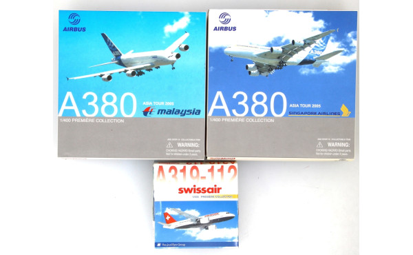 AVIATION - 3 modèles réduits d'avions de