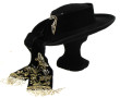 Beau chapeau breton avec sa boucle et so