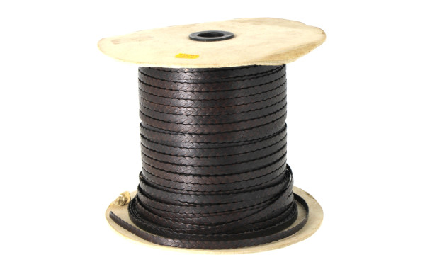 Rouleau de lanière en cuir brun, stock d