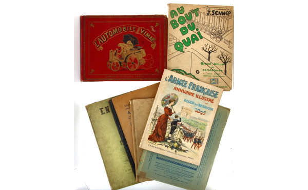 Lot de livres anciens et revues XIXème e
