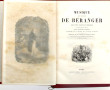 BERANGER - Lot de 2 ouvrages reliés : "M