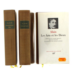 PLEIADE - ALAIN - 3 vol "Les Propos" (2)