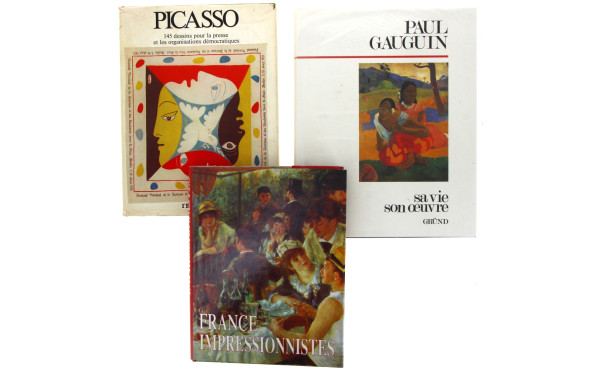 Thème PEINTURE - Lot de 3 ouvrages : 1) 