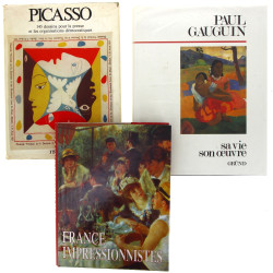Thème PEINTURE - Lot de 3 ouvrages : 1) 