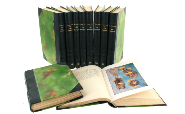 D. Louis MOULE "Les poissons", 10 volume