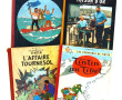 TINTIN - 4 BD rigides, état d'usage