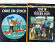 TINTIN - 4 BD rigides, état d'usage