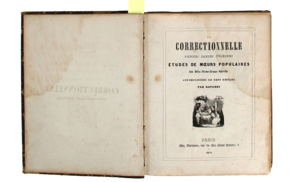 GAVARNI - "La correctionnelle, petites c