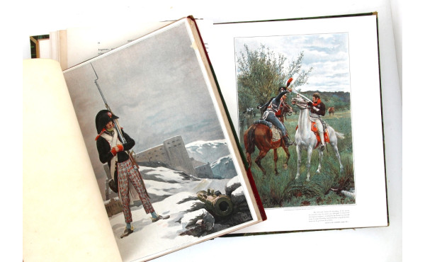 MILITARIA - 2 livres: - "1792-1809- av