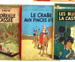 TINTIN - 5 BD anciennes en état d'usage 