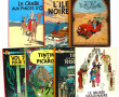 TINTIN - 4 BD rigides état d'usage + 1 s