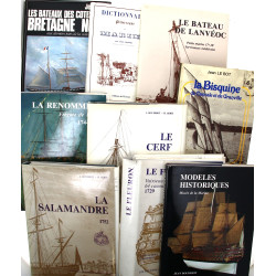 ARCHITECTURE NAVALE - Bel Ensemble de li