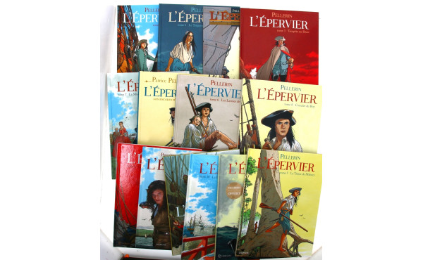 L'EPERVIER - 14 BD rigides