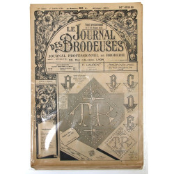 LE JOURNAL DES BRODEUSES - Lot de 12 n° 