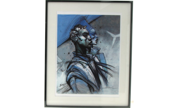 ENKIL BILAL - Sérigraphie édition Christ