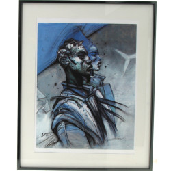 ENKIL BILAL - Sérigraphie édition Christ