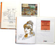 2 BD rigides avec dessins et envoi