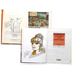 2 BD rigides avec dessins et envoi