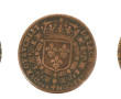 Lot de jetons et monnaies en cuivre et l