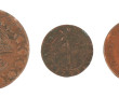 Lot de jetons et monnaies en cuivre et l