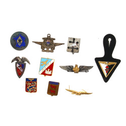 Lot de 10 insignes armée de l'air frança