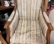 Paire de bergères style Louis XVI en boi