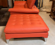 ROCHE BOBOIS - Beau canapé rouge orangée