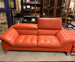 ROCHE BOBOIS - Beau canapé rouge orangée
