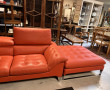 ROCHE BOBOIS - Beau canapé rouge orangée