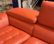 ROCHE BOBOIS - Beau canapé rouge orangée