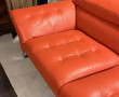 ROCHE BOBOIS - Beau canapé rouge orangée