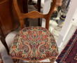 Paire de chaises en bois fruitier sculpt