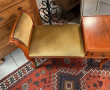 Banquette assise velours et tiroir en me
