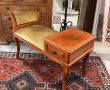 Banquette assise velours et tiroir en me