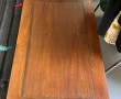 Table basse en bois exotique, bon état 1