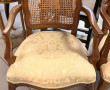Paire de fauteuils style Louis XV dossie